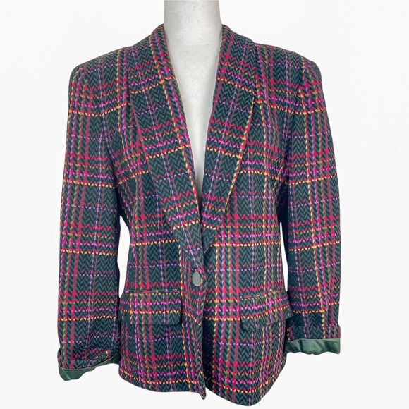 Pendleton Vintage Virgin Wool Holiday Blazer - Picture 4 of 14